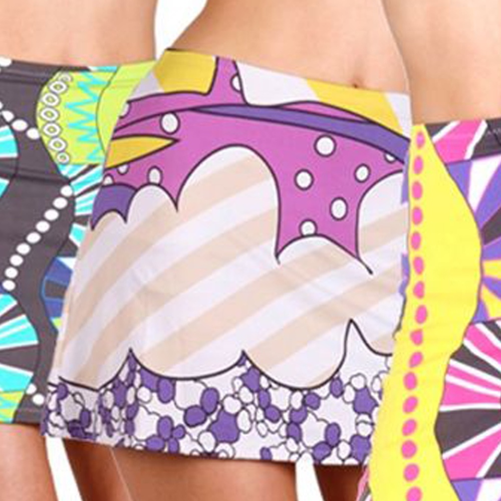Margarita Activewear Woodstock Print Skirt Skort